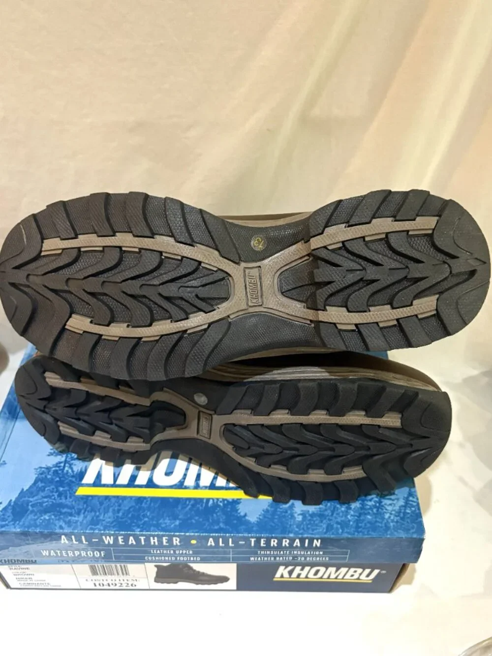 Khombu Ravine Waterproof All Weather All Terrain Leather Boots NIB Men Size 13
